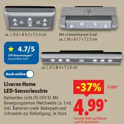 Lidl Livarno Home LED-Sensorleuchte Angebot