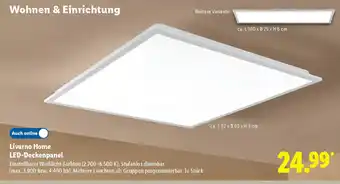 Lidl Livarno Home LED-Deckenpanel Angebot