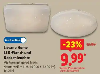 Lidl Livarno Home LED-Wand- und Deckenleuchte Angebot