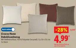 Lidl Livarno Home Dekokissenbezug Angebot