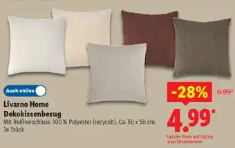 Lidl Livarno Home Dekokissenbezug Angebot