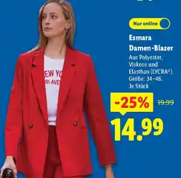 Lidl Esmara Damen-Blazer Angebot
