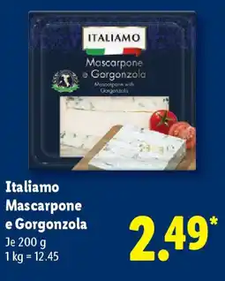 Lidl Italiamo Mascarpone e Gorgonzola Angebot