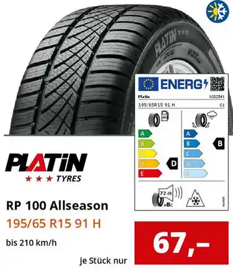 Reifen1+ Platin RP 100 Allseason Angebot