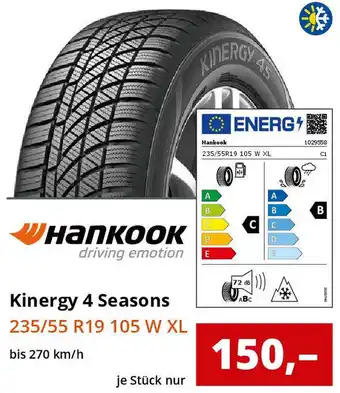 Reifen1+ Hankook Kinergy 4 Seasons Angebot