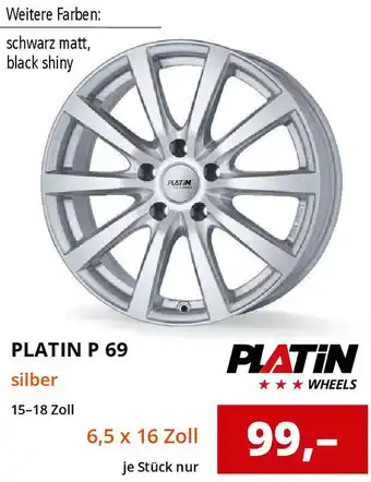 Reifen1+ PLATIN P 69 silber Angebot