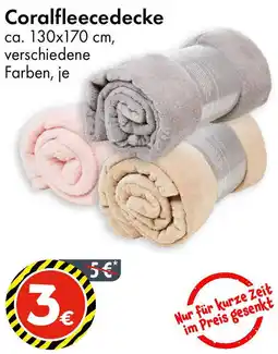TEDi Coralfleecedecke Angebot