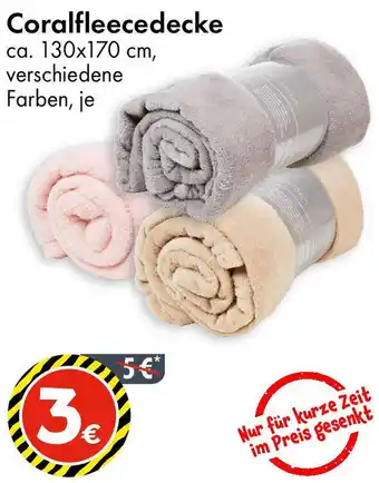 TEDi Coralfleecedecke Angebot