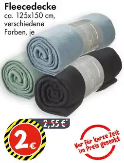 TEDi Fleecedecke Angebot