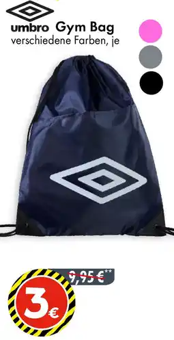 TEDi Umbro Gym Bag Angebot