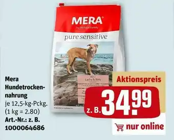 REWE Mera hundetrockennahrung Angebot