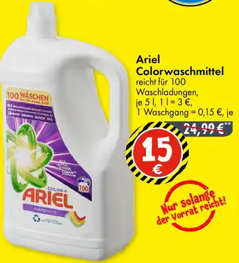 TEDi Ariel Colorwaschmittel Angebot
