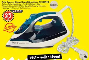 TEDi Tefal Express Steam Dampfbügeleisen FV2839E0 Angebot