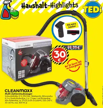 TEDi CLEANMaxx Multi-Zyklonstaubsauger Angebot