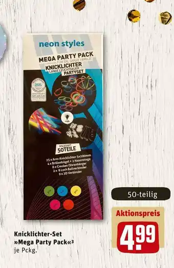 REWE Knicklichter-set »mega party pack« Angebot