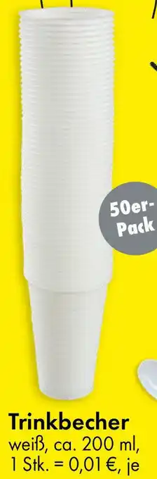 TEDi Trinkbecher Angebot