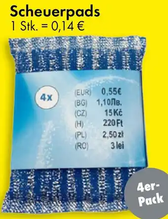 TEDi Scheuerpads Angebot