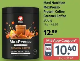 Rossmann Maxi Nutrition MaxPresso Protein Coffee Caramel Coffee Angebot