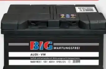 B1 Discount Baumarkt BIG Batterie Industrie Germany Auto-Batterie Angebot