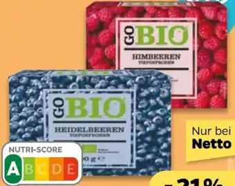 NETTO Go Bio Himbeeren Angebot