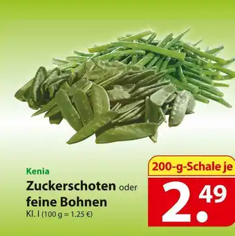 Famila Nord Ost Zuckerschoten oder feine bohnen Angebot