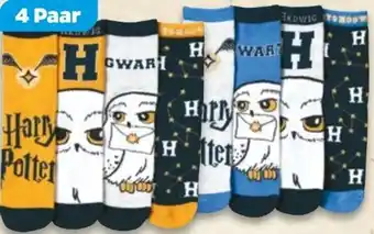 NETTO Harry Potter Kinder Socken 4er-Pack Angebot