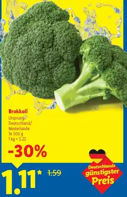 Lidl Brokkoli Angebot