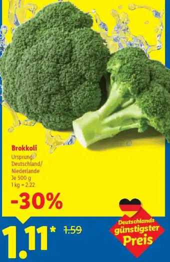 Lidl Brokkoli Angebot
