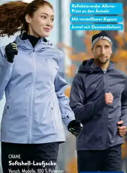 Aldi Süd Crane Damen Softshell-Laufjacke Angebot