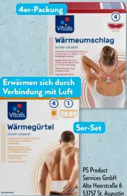 Aldi Süd Vitalis Selbsterwärmende Wärmepads Angebot