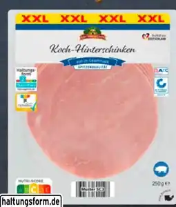 Aldi Süd Gut Drei Eichen Koch-Hinterschinken XXL Angebot