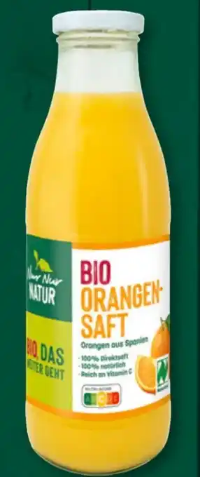 Aldi Süd Nur Natur Bio-Orangendirektsaft Angebot