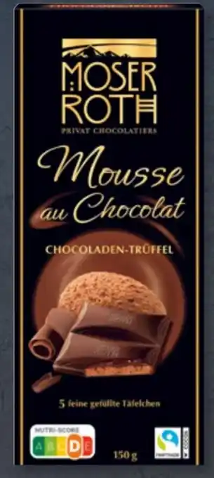Aldi Süd Moser Roth Schokolade Mousse au Chocolat Angebot
