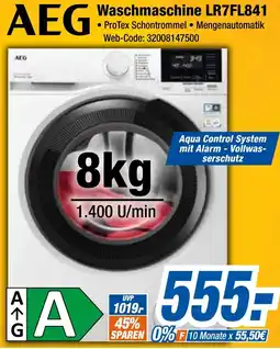 Expert Klein AEG Waschmaschine LR7FL841 Angebot