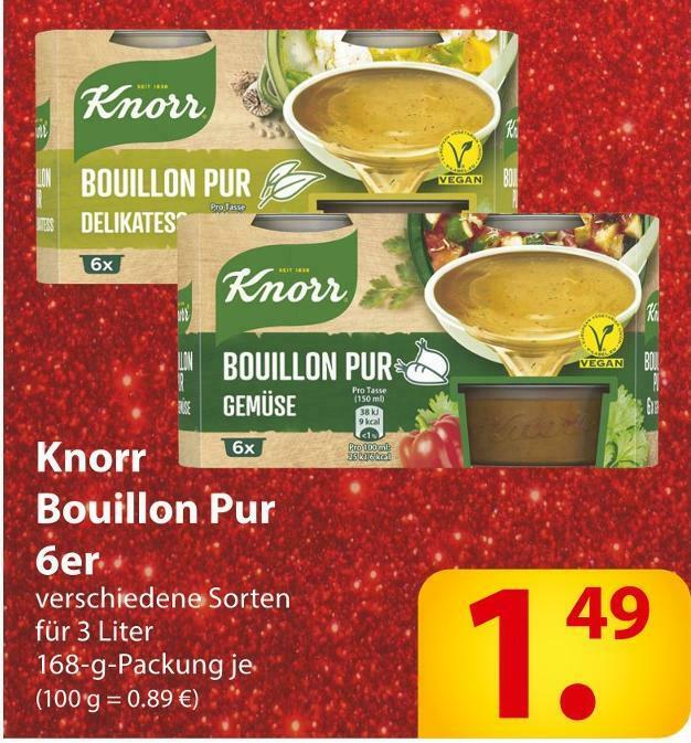 Knorr bouillon pur Angebot bei Famila Nord Ost