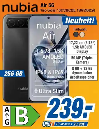 Expert Klein nubia Air 5G Angebot