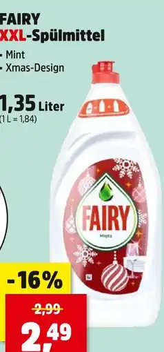 Thomas Philipps Fairy xxxl-spülmittel mint Angebot