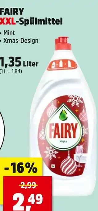 Thomas Philipps Fairy xxxl-spülmittel mint Angebot