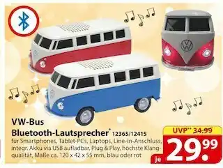 Famila Nord Ost Vw-bus bluetooth-lautsprecher Angebot