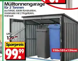 Wreesmann Mülltonnengarage Angebot