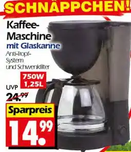 Wreesmann Kaffee-maschine mit glaskanne Angebot