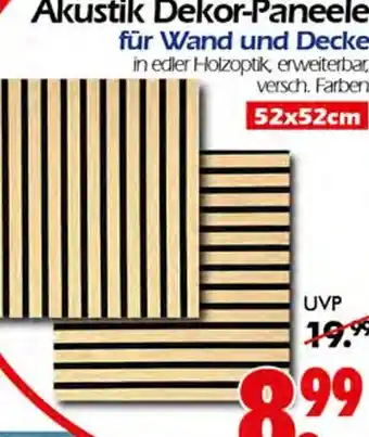 Wreesmann Akustik dekor-paneele Angebot