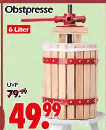 Wreesmann Obstpresse Angebot