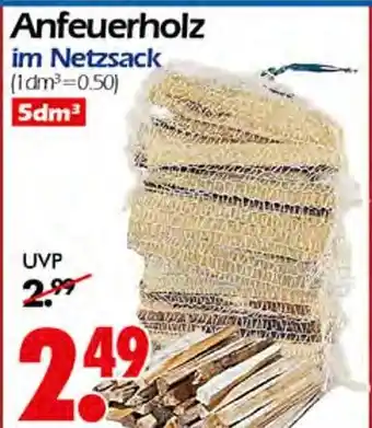 Wreesmann Anfeuerholz im netzsack Angebot