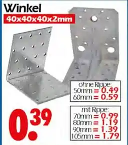 Wreesmann Winkel ohne rippe 50mm Angebot