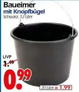 Wreesmann Baueimer mit knopfbügel Angebot