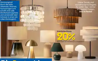 Rusta Hängelampe mit muscheloptik Angebot