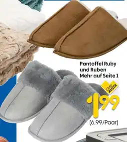 Rusta Pantoffel ruby und ruben Angebot