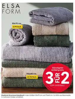 Rusta Elsaform structure handtuch 50x70 cm Angebot