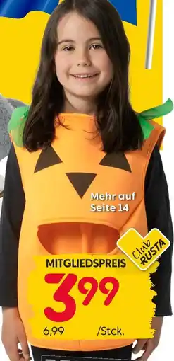Rusta Kinder kürbis-kostüm Angebot